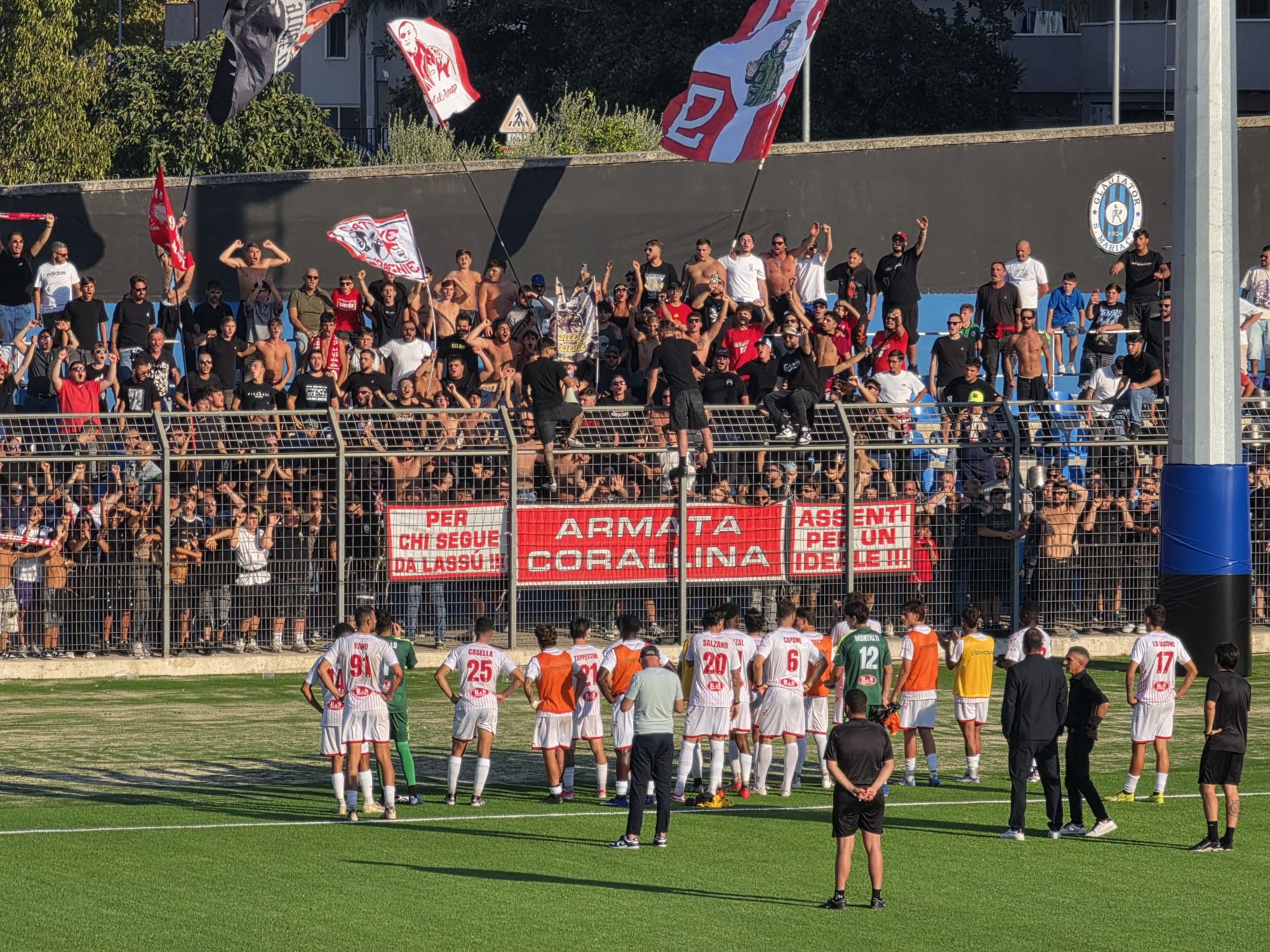 Gladiator – Turris 1-1: beffa nel finale, i corallini raggiunti su rigore